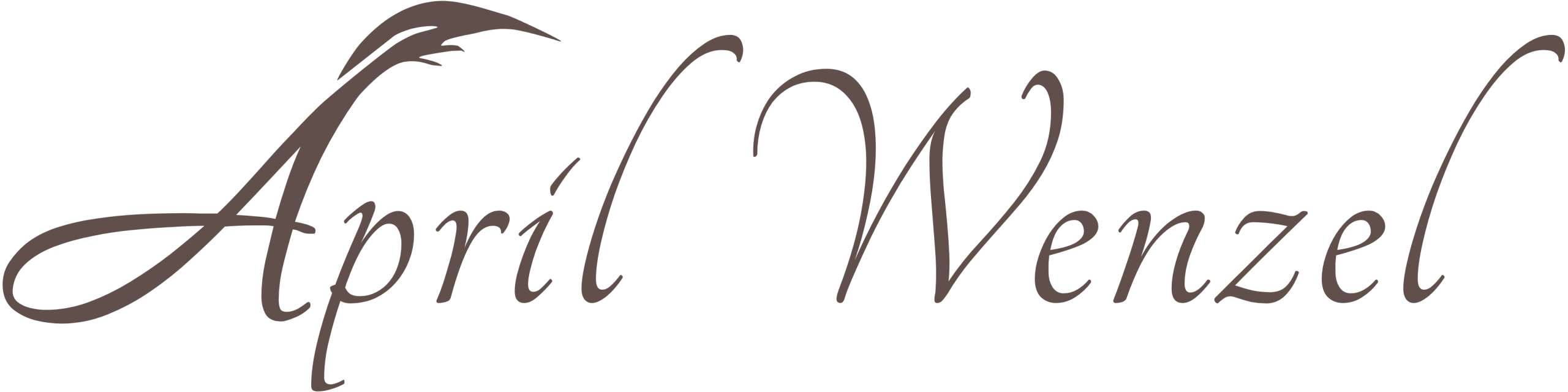 Official Website of Author April Wenzel